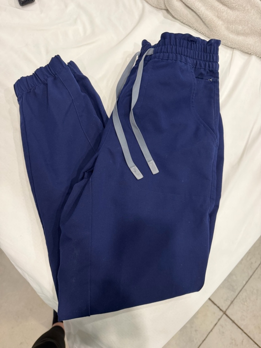 Figs Navy Blue Drawstring Jogger